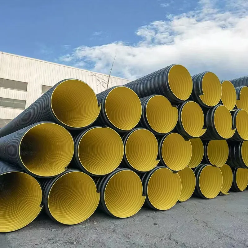 Сталеленточная армированная спирально-гофрированная полиэтиленовая труба (1)